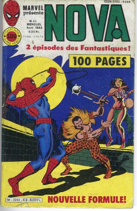 Scan de la Couverture Nova n 63